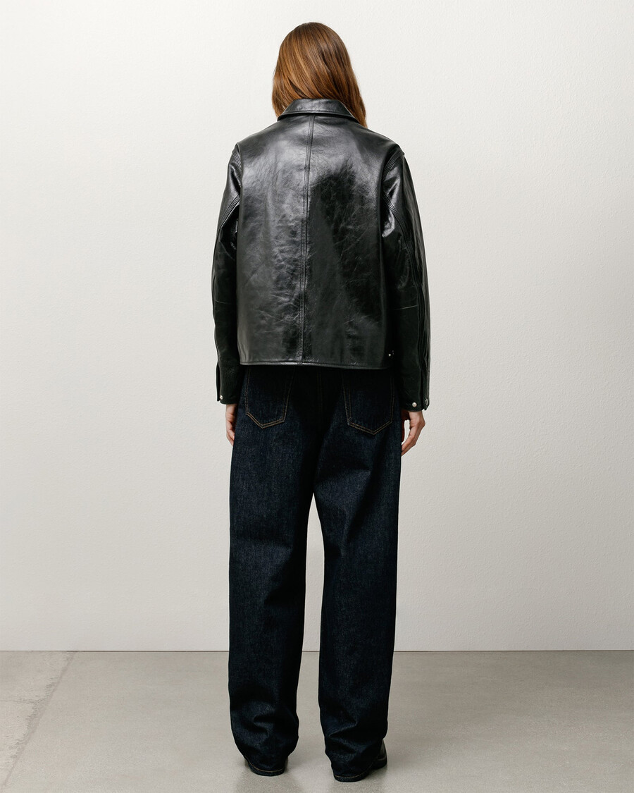 entspannte jeans aus denim