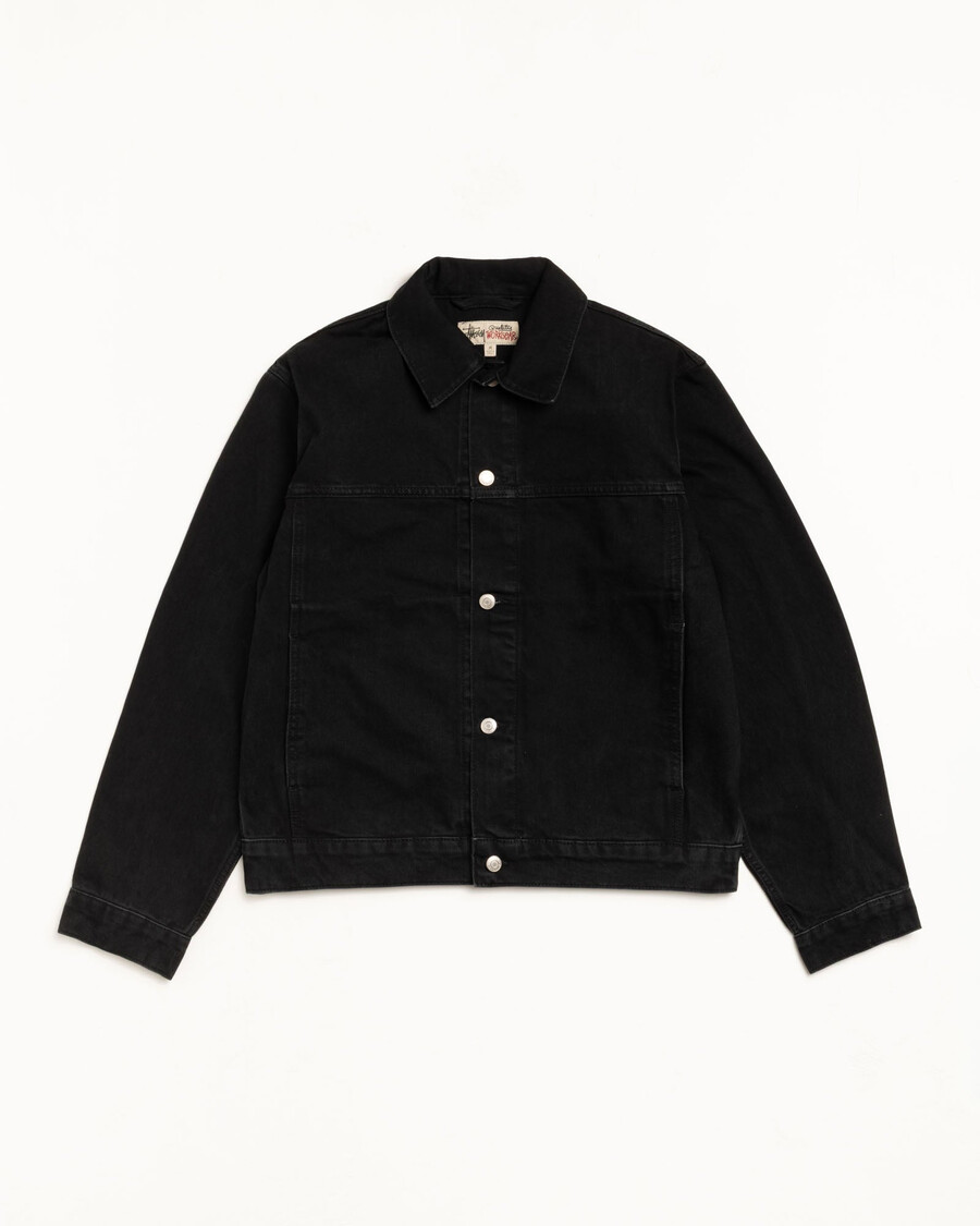truckerjacke aus denim
