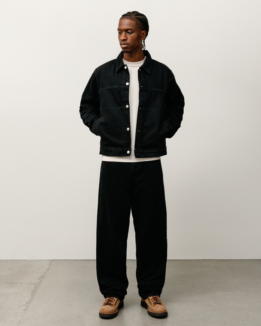 truckerjacke aus denim