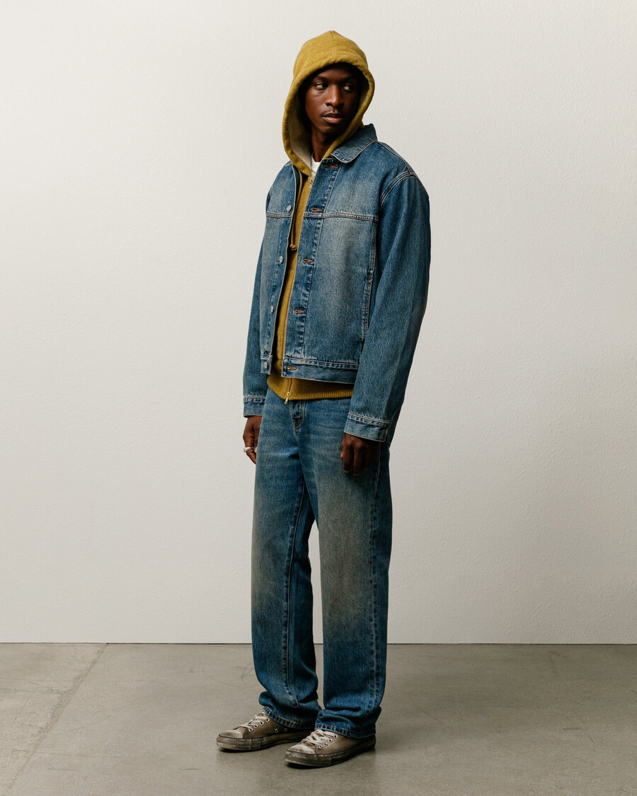 neuer klassischer jeans-denim