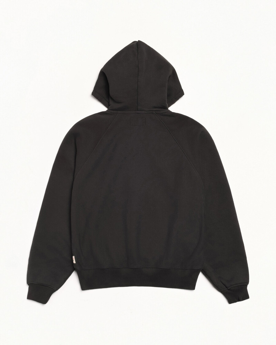 lässiger kapuzenpullover mit reißverschluss